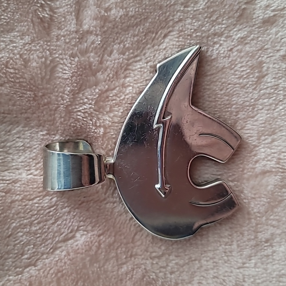 Navajo Artist Christin Wolf Spirit Bear Pendant